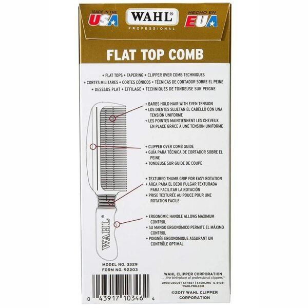 Гребінець для стрижки Wahl Speed Comb, Чорний 03329-017 - Зображення 4