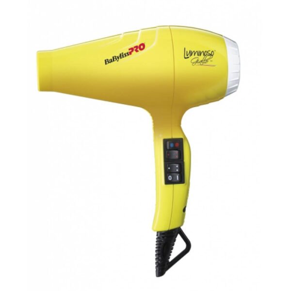 Фен Babyliss PRO LUMINOSO Giallo Ionic 2100W жовтий