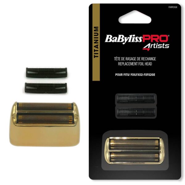 Запаска сітка та ніж FXRF2GE до шейвера BaByliss PRO Foil FX 02 Gold FXFS2GE - Зображення 2
