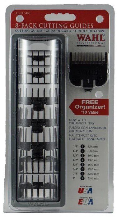 Набір насадок Wahl 8 шт, чорні 03170-500